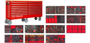 Kompletter Werkstattwagen Extra Groß MEGA EV XXL mit 782 Werkzeugen, MW Tools
